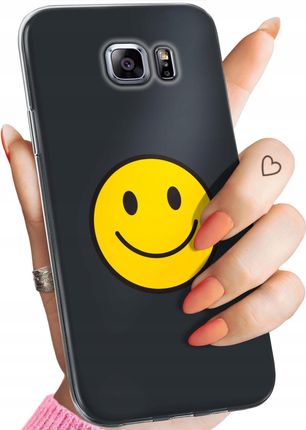 Etui Do Samsung Galaxy S6 Edge Uśmiech Smile Emoji Obudowa Pokrowiec