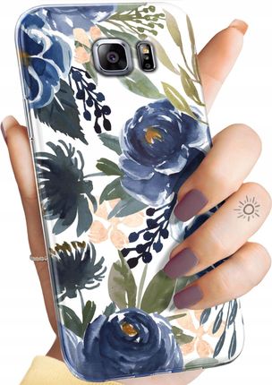 Etui Do Samsung Galaxy S6 Edge Kwiaty Kwieciste Flower Obudowa Case