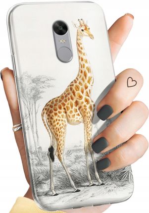 Etui Do Xiaomi Redmi Note 4 4X Żyrafa Śmieszne Sawanna Obudowa Case