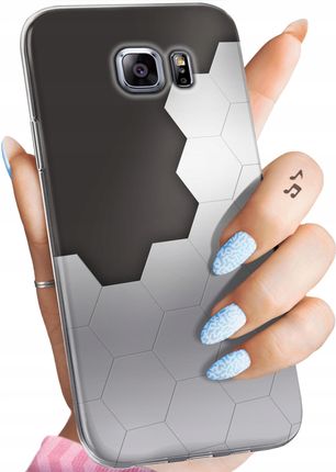 Etui Do Samsung Galaxy S6 Edge Szare Metallic Grey Obudowa Pokrowiec