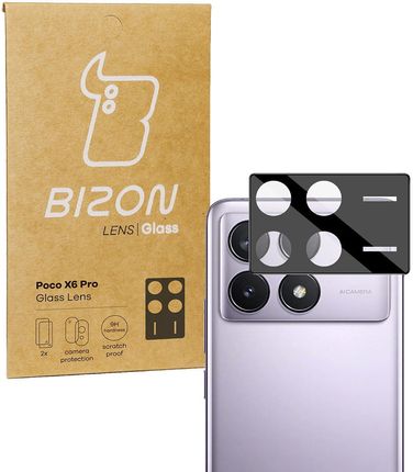 Bizon Szkło Na Aparat Glass Lens Do Xiaomi Poco X6 Pro 2 Sztuki