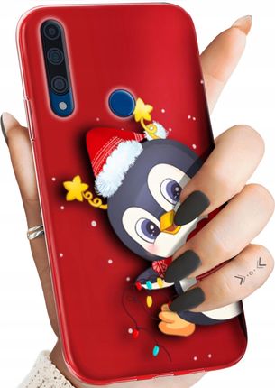 Etui Do Huawei Honor 9X Święta Christmas Mikołaj Pingwin Obudowa Case