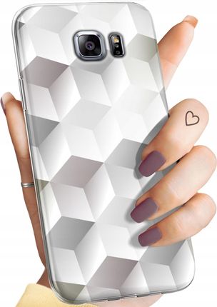 Etui Do Samsung Galaxy S6 Edge 3D Geometryczne Iluzja Obudowa Case