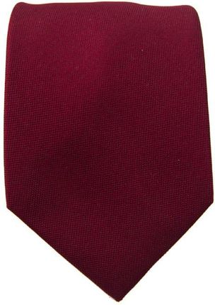 Krawat jedwabny bordowy gładki EM 95