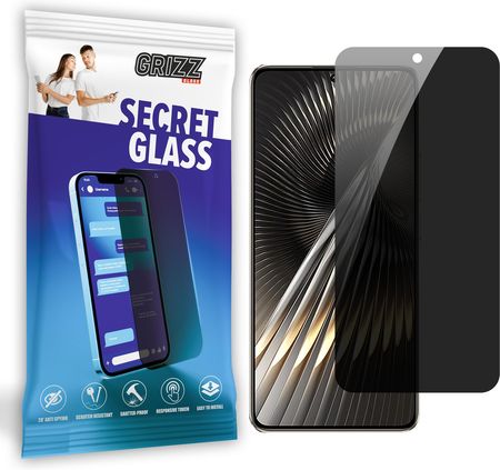 Grizzglass Sekretne Szkło Hybrydowe Do Xiaomi Redmi Turbo 3 Prywatyzujące Grizz Secretglass