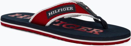 Japonki męskie Tommy Hilfiger Patch Beach Sandal primary red | WYSYŁKA W 24H | 30 DNI NA ZWROT
