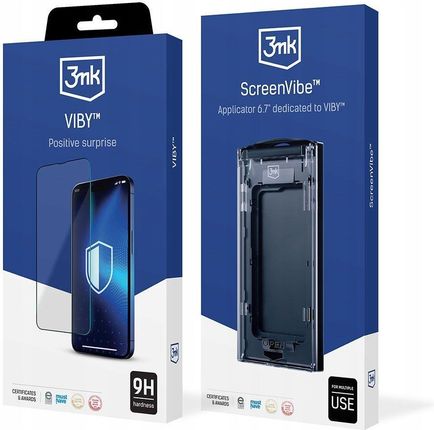 3Mk Vibyglass Iphone 15 Pro Max 6 7" Szkło Hartowane Z Aplikatorem 5Szt