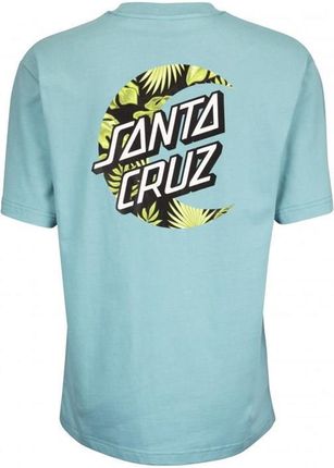 koszulka SANTA CRUZ - Cabana Moon Dot T-Shirt Turquoise (TURQUOISE) rozmiar: M