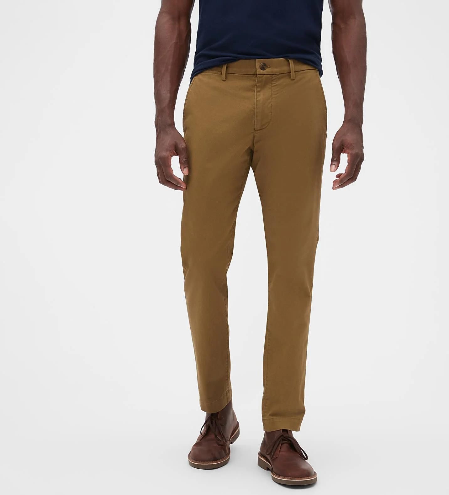 GAP | Pants | Nwt Gap Gapflex Essential Khakis In Straight Fit Palomino Brown 3232