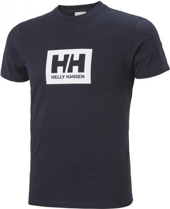 Koszulka męska Helly Hansen Hh Box T Wielkość: L / Kolor: ciemnoniebieski