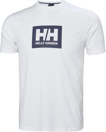 Koszulka męska Helly Hansen Hh Box T Wielkość: M / Kolor: biały/szary