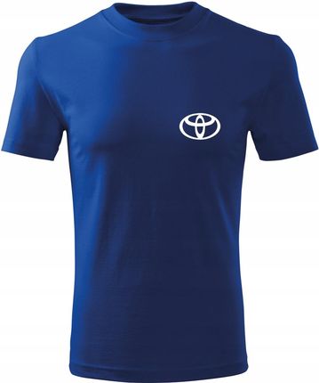 Koszulka T-shirt męska D274P Toyota Logo Corolla niebieska rozm 3XL