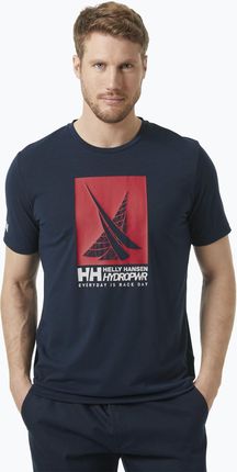 Koszulka męska Helly Hansen HP Race Graphic navy | WYSYŁKA W 24H | 30 DNI NA ZWROT