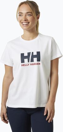 Koszulka damska Helly Hansen Logo 2.0 white | WYSYŁKA W 24H | 30 DNI NA ZWROT