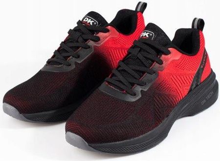Sportowe buty męskie czarno-czerwone DK 44