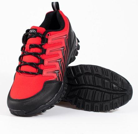 Męskie obuwie trekkingowe czerwone DK 41