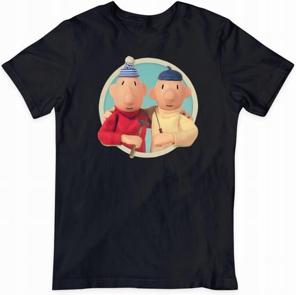 T-shirt Koszulka z nadrukiem z bajki o sąsiadach Pat I Mat tshirt