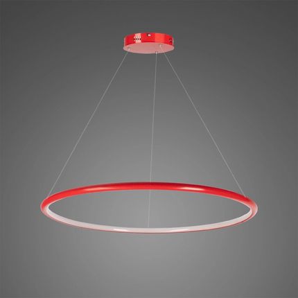 Altavola Design Lampa Wisząca Ledowe Okręgi No.1 100 Cm In 4K Czerwona