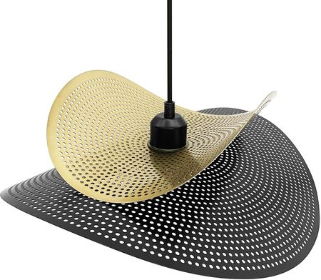 Luz ルース Toolight Lampa Sufitowa Wisząca App1471-1Cp Czarna/Złoto