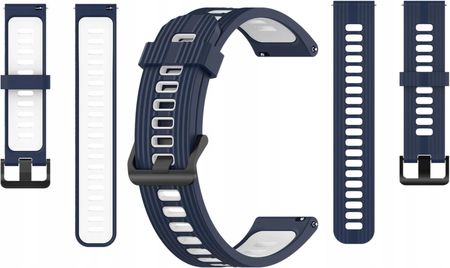 Kbr Games Dwukolorowy Silikonowy Pasek Opaska 22Mm Do Zegarków Samsung Amazfit Garmin