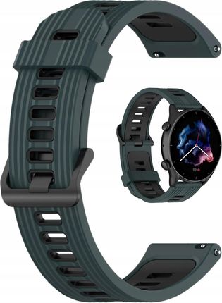 Kbr Games Dwukolorowy Silikonowy Pasek Opaska 20Mm Do Zegarków Samsung Amazfit Garmin
