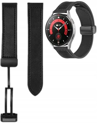 Kbr Games Czarny Magnetyczny Pasek Opaska 22Mm Do Zegarków Samsung Amazfit Garmin