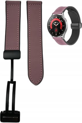 Kbr Games Różowy Magnetyczny Pasek Opaska 22Mm Do Zegarków Samsung Amazfit Garmin