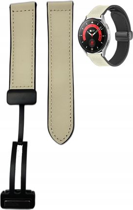 Kbr Games Biały Magnetyczny Pasek Opaska 22Mm Do Zegarków Samsung Amazfit Garmin