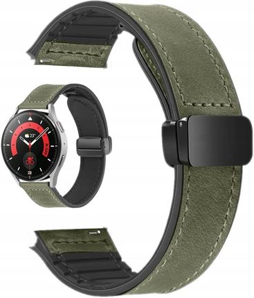 Kbr Games Zielony Magnetyczny Pasek Opaska 20Mm Do Zegarków Samsung Amazfit Garmin