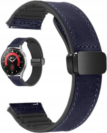 Kbr Games Granatowy Magnetyczny Pasek Opaska 20Mm Do Zegarków Samsung Amazfit Garmin