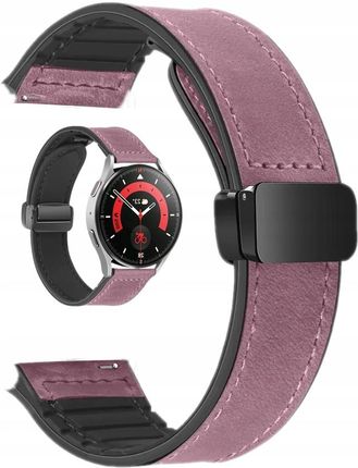 Kbr Games Różowy Magnetyczny Pasek Opaska 20Mm Do Zegarków Samsung Amazfit Garmin