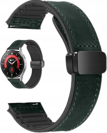 Kbr Games Ciemnozielony Magnetyczny Pasek Opaska 20Mm Zegarków Samsung Amazfit Garmin