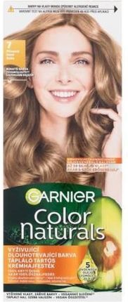 Garnier Color Naturals Trwała Farba Do Włosów Z Odżywczymi Olejami 40ml Odcień 7 Natural Blonde