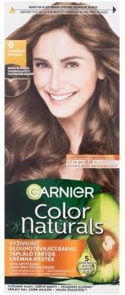 Garnier Color Naturals Trwała Farba Do Włosów Z Odżywczymi Olejami 40ml Odcień 6 Dark Blonde