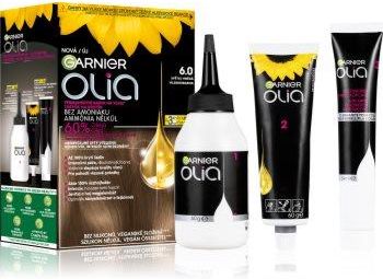 Garnier Olia Big Kit Trwała Farba Do Włosów Odcień 6.0 Light Brown 1szt.