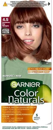Garnier Color Naturals odżywcza farba do włosów 4.5 Kasztanowy Brąz