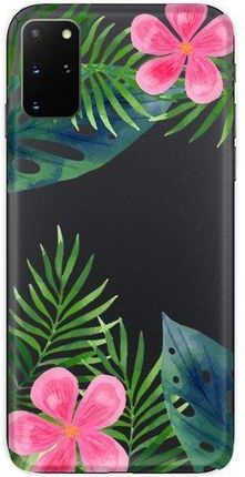 Casegadget Case Overprint Leaves And Flowers Samsung Galaxy S20 Plus