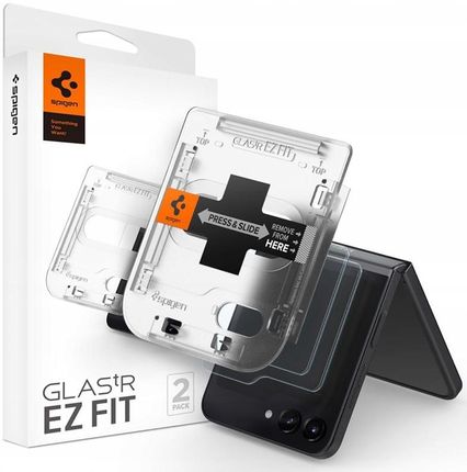 Spigen Glas Tr Ez Fit 2 Pack Szkło Hartowane Do Samsung Galaxy Z Flip 5
