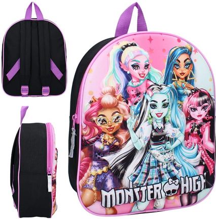 Vadobag Mały Plecak Przedszkolny Dziecięcy Monster High Nadruk 3D
