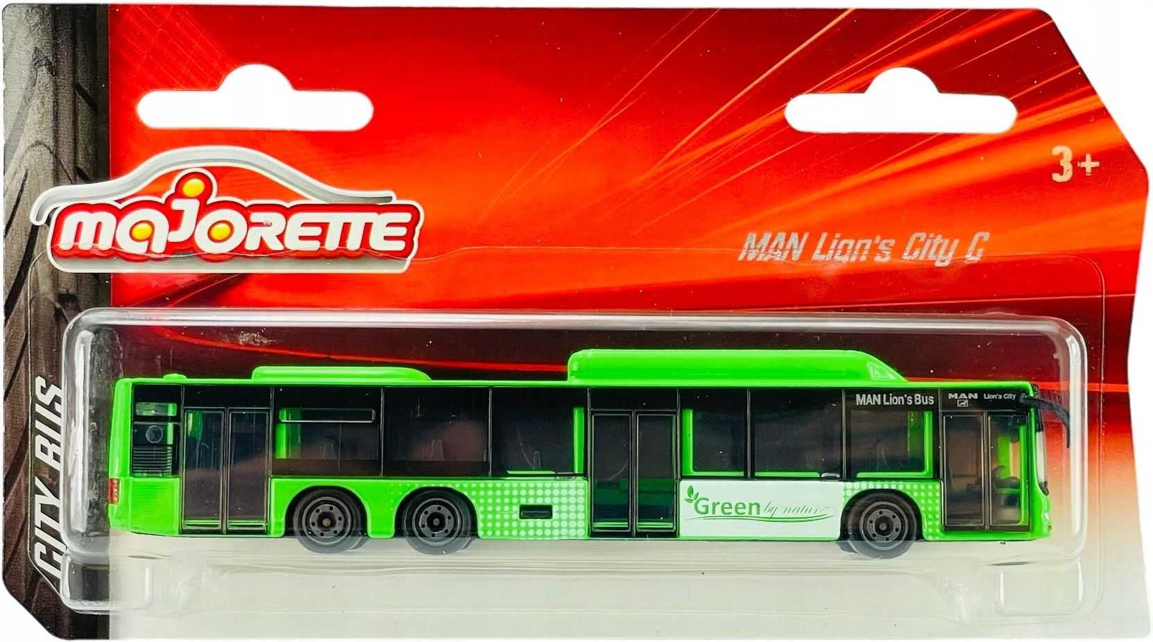 Majorette City Bus Man Lion'S C Zielony 1:110 Nowy Autobus Metalowy ...