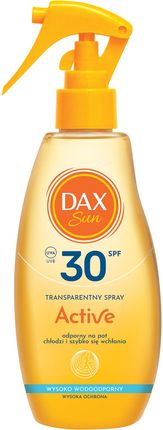 Dax Sun Active Transparentny Spray Ochronny Z Spf30 200ml