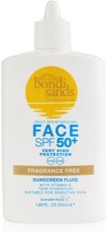 Bondi Sands Spf 50+ Fragrance Free Fluid Do Opalania Twarzy Nieperfumowany 50ml