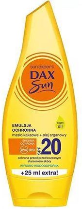 Dax Cosmetics Sun Emulsja Ochronna Masło Kakaowe + Olej Arganowy Spf20 175ml