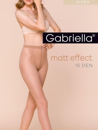 Gabriella Matt Effect 15 Den Dita Nero - Rajstopy rozm. 2