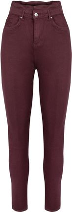 Wygodne elastyczne spodnie JEANSY SKINNY FIT kolorowe ROSE