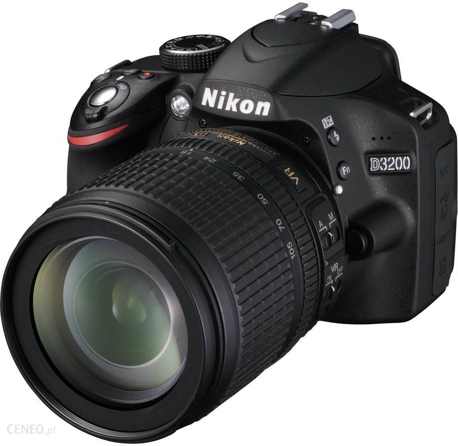 Lustrzanka Nikon D3200 Czarny 18 105mm Ceny I Opinie Na Ceneo Pl