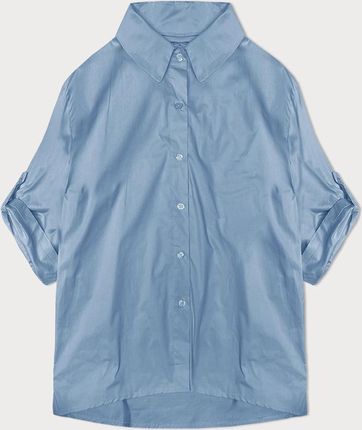 Koszula z ozdobną kokardą na plecach niebieska (24018)