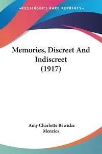 Indiscreet Example Memories, Discreet And Indiscreet (1917) - Literatura obcojęzyczna ...