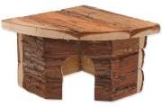 Small Animals Jewel Narożny Drewniany Domek Dla Gryzoni 16X16X11Cm