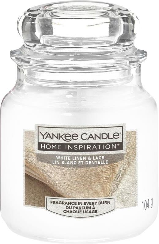 Yankee Candle Home Inspiration White Linen&Lace Świeca Zapachowa 104 G